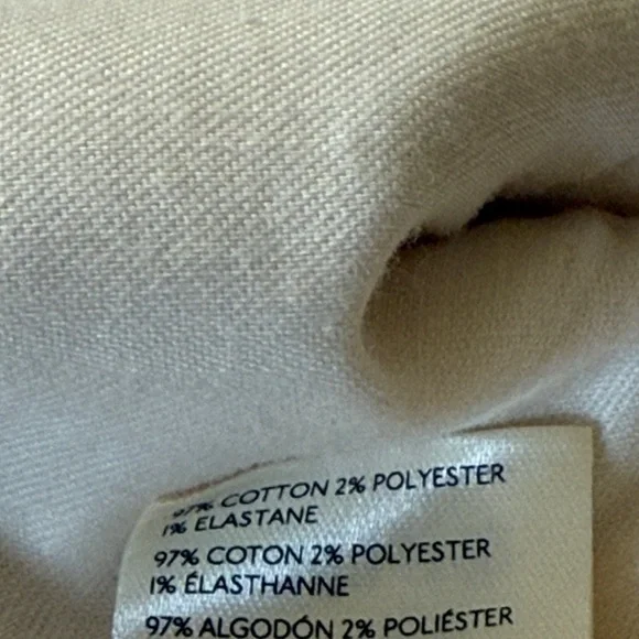 Anthropologie Pilcro Cream Button Fly High Rise Distressed Jean Shorts Waist 29 - Picture 13 of 13